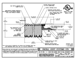 SJS_FP_FR2_8_60_DW_CONC_3-8_PLATE_LONG_CHAMFER Emshield SJS-FP-FR2 Expansion Joint Deck-to-Wall Long Chamfer