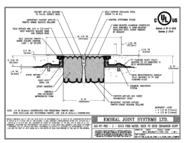 SJS_FP_FR2_9_60_DD_CONC_1-4_PLATE_LONG_CHAMFER Emshield SJS-FP-FR2 Expansion Joint Deck-to-Deck Long Chamfer