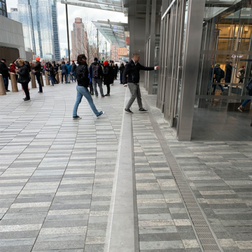 Hudson Yards, NYC, SJS from Emseal in plaza deck pavers