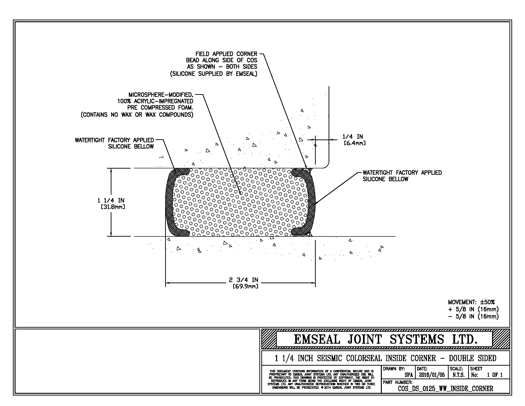 Expansion Joint Details · BIM · CAD · DWG · DWF · Sika Emseal