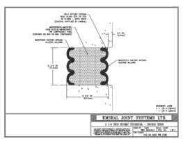 COS_DS_0225_WW_CONC Seismic Colorseal Double Sided Wall Expansion Joint Wall to Wall