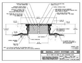 SJS-FP_8_115_DD_CONC_1-4_PLATE_LONG_CHAMFER Deck to Deck Expansion Joint
