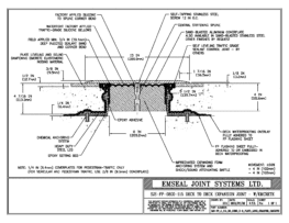 SJS-FP_8_115_DD_CONC_3-8_PLATE_LONG_CHAMFER_EMCRETE Deck to Deck Expansion Joint with Emcrete