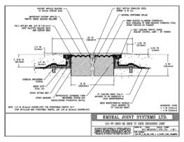 SJS-FP_8_60_DD_CONC_1-4_PLATE_LONG_CHAMFER Deck to Deck Expansion Joint