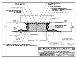 SJS-FP_8_95_DD_CONC_1-4_PLATE_LONG_CHAMFER Deck to Deck Expansion Joint