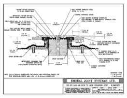 SJS_FP_4_60_DD_CONC_3-8_PLATE_LONG_CHAMFER_EMCRETE Deck to Deck Expansion Joint with Emcrete