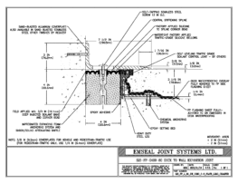 SJS_FP_4_80_DW_CONC_3-8_PLATE_LONG_CHAMFER Deck to Wall Expansion Joint