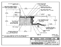 SJS_FP_5_95_DW_CONC_3-8_PLATE_LONG_CHAMFER Deck to Wall Expansion Joint