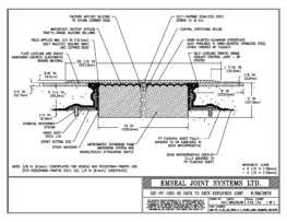 SJS-FP_13_95_DD_CONC_3-8_PLATE_LONG_CHAMFER_EMCRETE Deck to Deck Expansion Joint with Emcrete