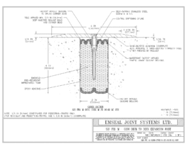 Expansion Joint Detail: SJS-FR2 Deck to Deck Expansion Joint EMSEAL