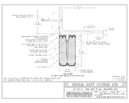 SJS-FR1-M-0200-CVRX-M-25-04.50-DW-LC-SYS SJS-FR1 Firerated Seismic Joint System Deck to Deck Expansion Joint EMSEAL