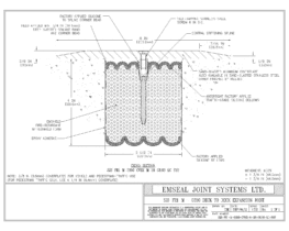 Expansion Joint Detail: SJS-FR2 Deck to Deck Expansion Joint EMSEAL