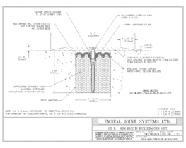 SJS-M-0250-CVRX-M-25-06.00-LC-SYS SJS Seismic Joint System Deck to Deck Expansion Joint EMSEAL