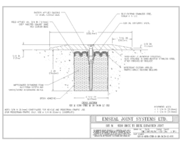 Expansion Joint Detail: SJS Seismic Joint System Deck to Deck Expansion Joint EMSEAL