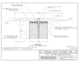 SJS-M-0300-CVRX-M-38-08.00-LC-SYS SJS Seismic Joint System Deck to Deck Expansion Joint EMSEAL