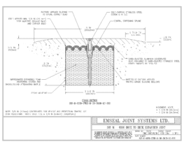 SJS-M-0350-CVRX-M-38-08.00-LC-SYS SJS Seismic Joint System Deck to Deck Expansion Joint EMSEAL