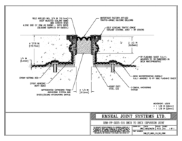 DSM_FP_0225_115_DD_CONC DSM-FP Deck to Deck Watertight Plaza Deck Expansion Joint EMSEAL