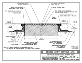 SJS-FP_14_80_DD_CONC_1-4_PLATE_LONG_CHAMFER Deck to Deck Expansion Joint