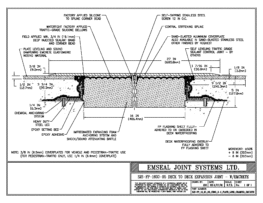 SJS-FP_16_95_DD_CONC_3-8_PLATE_LONG_CHAMFER_EMCRETE Deck to Deck Expansion Joint with Emcrete