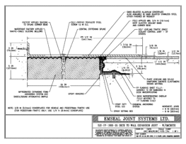 SJS-FP_16_95_DW_CONC_3-8_PLATE_LONG_CHAMFER_EMCRETE Deck to Wall Expansion Joint with Emcrete