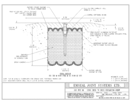 SJS-FR2-M-0350-CVRX-M-38-08.00-LC-SYS SJS-FR2 Firerated Seismic Joint System Deck to Deck Expansion Joint EMSEAL