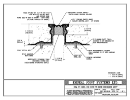 DSM_FP_0225_130_DD_CONC DSM-FP Deck to Deck Watertight Plaza Deck Expansion Joint EMSEAL