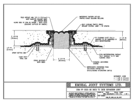 DSM_FP_0325_80_DD_CONC DSM-FP Deck to Deck Watertight Plaza Deck Expansion Joint EMSEAL