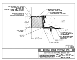 DSM_FP_0375_115_DD_CONC DSM-FP Deck to Deck Watertight Plaza Deck Expansion Joint EMSEAL