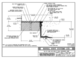 SJS-FP_10_220_DW_CONC_1-4_PLATE_LONG_CHAMFER Deck to Wall Expansion Joint