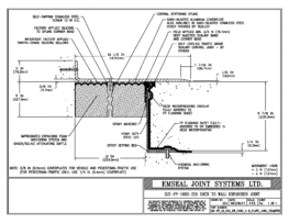 SJS-FP_10_255_DW_CONC_3-8_PLATE_LONG_CHAMFER Deck to Wall Expansion Joint