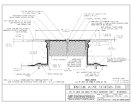 SJS-FP_11_200_DD_CONC_1-4_PLATE_LONG_CHAMFER_EMCRETE Deck to Deck Expansion Joint with Emcrete