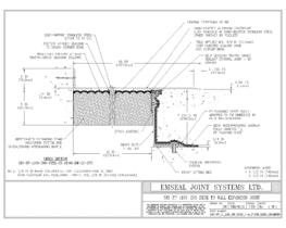 SJS-FP_11_200_DW_CONC_1-4_PLATE_LONG_CHAMFER Deck to Wall Expansion Joint