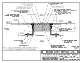 SJS-FP_8_150_DD_CONC_3-8_PLATE_LONG_CHAMFER_EMCRETE Deck to Deck Expansion Joint with Emcrete