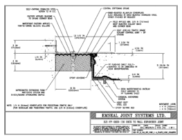 SJS-FP_8_150_DW_CONC_1-4_PLATE_LONG_CHAMFER Deck to Wall Expansion Joint
