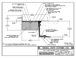 SJS-FP_9_220_DW_CONC_1-4_PLATE_LONG_CHAMFER Deck to Wall Expansion Joint