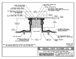 SJS_FP_4_150_DD_CONC_3-8_PLATE_LONG_CHAMFER Deck to Deck Expansion Joint