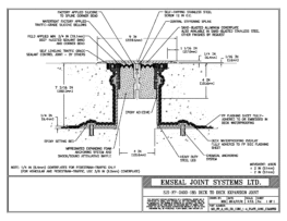 SJS_FP_4_185_DD_CONC_1-4_PLATE_LONG_CHAMFER Deck to Deck Expansion Joint