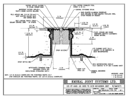 SJS_FP_4_185_DD_CONC_1-4_PLATE_LONG_CHAMFER_EMCRETE Deck to Deck Expansion Joint with Emcrete