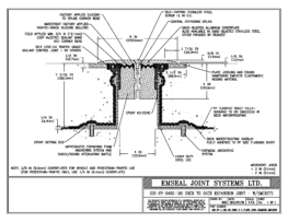 SJS_FP_4_185_DD_CONC_3-8_PLATE_LONG_CHAMFER_EMCRETE Deck to Deck Expansion Joint with Emcrete