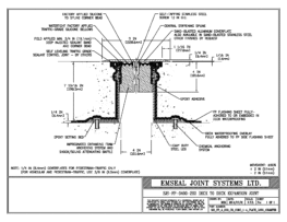 SJS_FP_4_200_DD_CONC_1-4_PLATE_LONG_CHAMFER Deck to Deck Expansion Joint