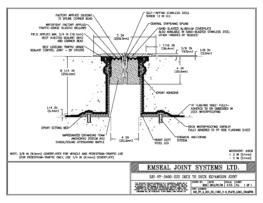 SJS_FP_4_220_DD_CONC_3-8_PLATE_LONG_CHAMFER Deck to Deck Expansion Joint