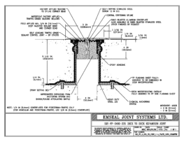 SJS_FP_4_235_DD_CONC_1-4_PLATE_LONG_CHAMFER Deck to Deck Expansion Joint