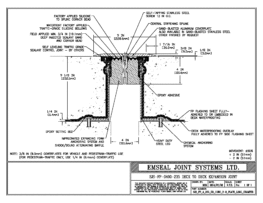 SJS_FP_4_235_DD_CONC_3-8_PLATE_LONG_CHAMFER Deck to Deck Expansion Joint