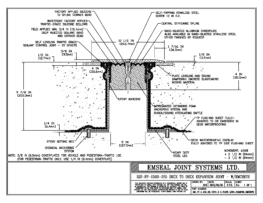 SJS_FP_5_255_DD_CONC_3-8_PLATE_LONG_CHAMFER_EMCRETE Deck to Deck Expansion Joint with Emcrete