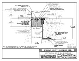 SJS_FP_5_255_DW_CONC_3-8_PLATE_LONG_CHAMFER Deck to Wall Expansion Joint