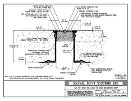 SJS_FP_6_305_DD_CONC_1-4_PLATE_LONG_CHAMFER Deck to Deck Expansion Joint