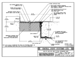 SJS-FP_11_220_DW_CONC_3-8_PLATE_LONG_CHAMFER Deck to Wall Expansion Joint