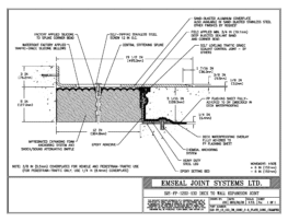 SJS-FP_12_130_DW_CONC_3-8_PLATE_LONG_CHAMFER Deck to Wall Expansion Joint