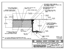 SJS-FP_12_200_DW_CONC_1-4_PLATE_LONG_CHAMFER Deck to Wall Expansion Joint