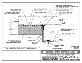 SJS-FP_12_220_DW_CONC_3-8_PLATE_LONG_CHAMFER Deck to Wall Expansion Joint